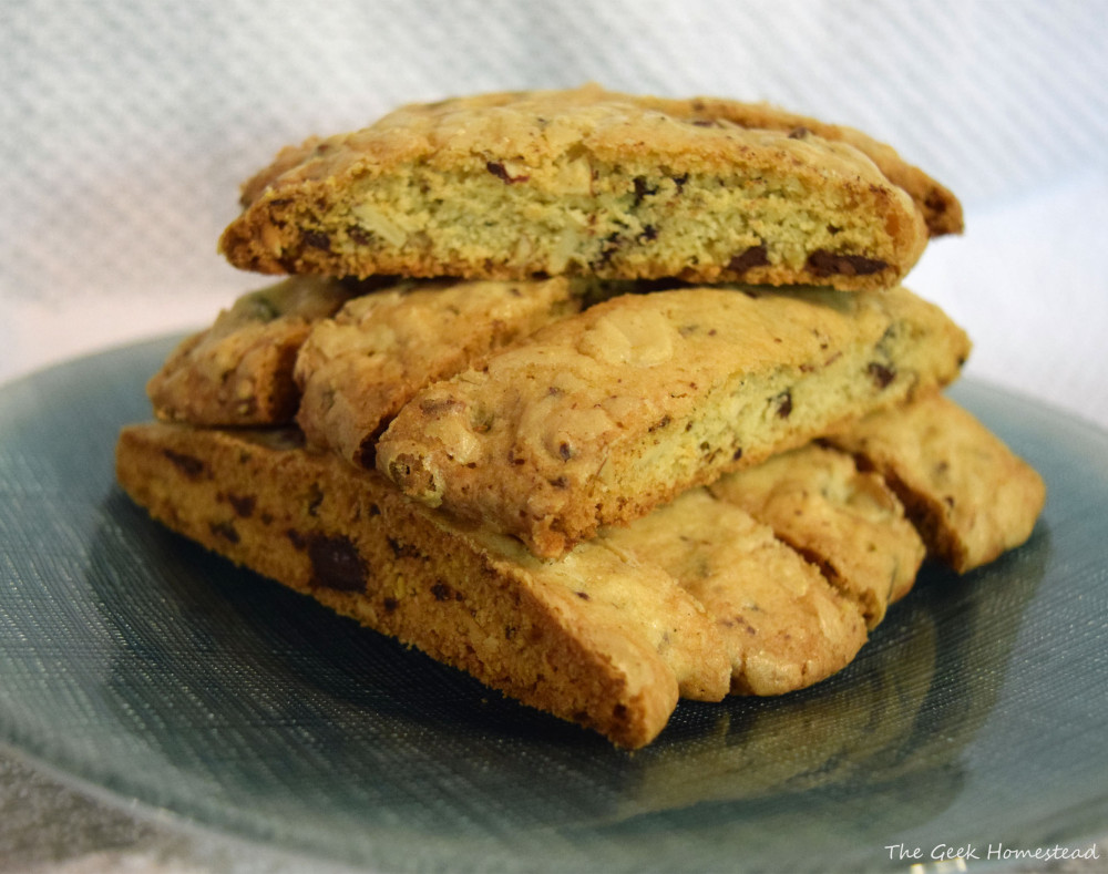 Read more about the article Almond Biscotti with Ghirardelli Cocoa Nib Chocolate