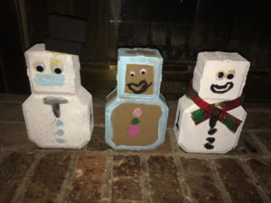 Read more about the article Paver Snowmen/Gingerbread Men