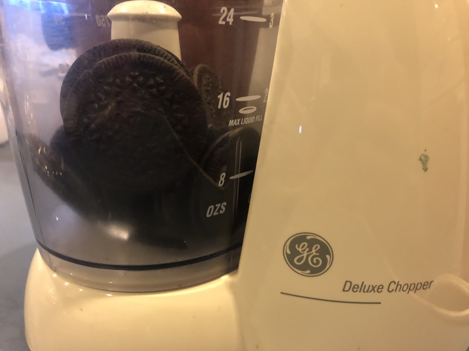 Oreo in food processor