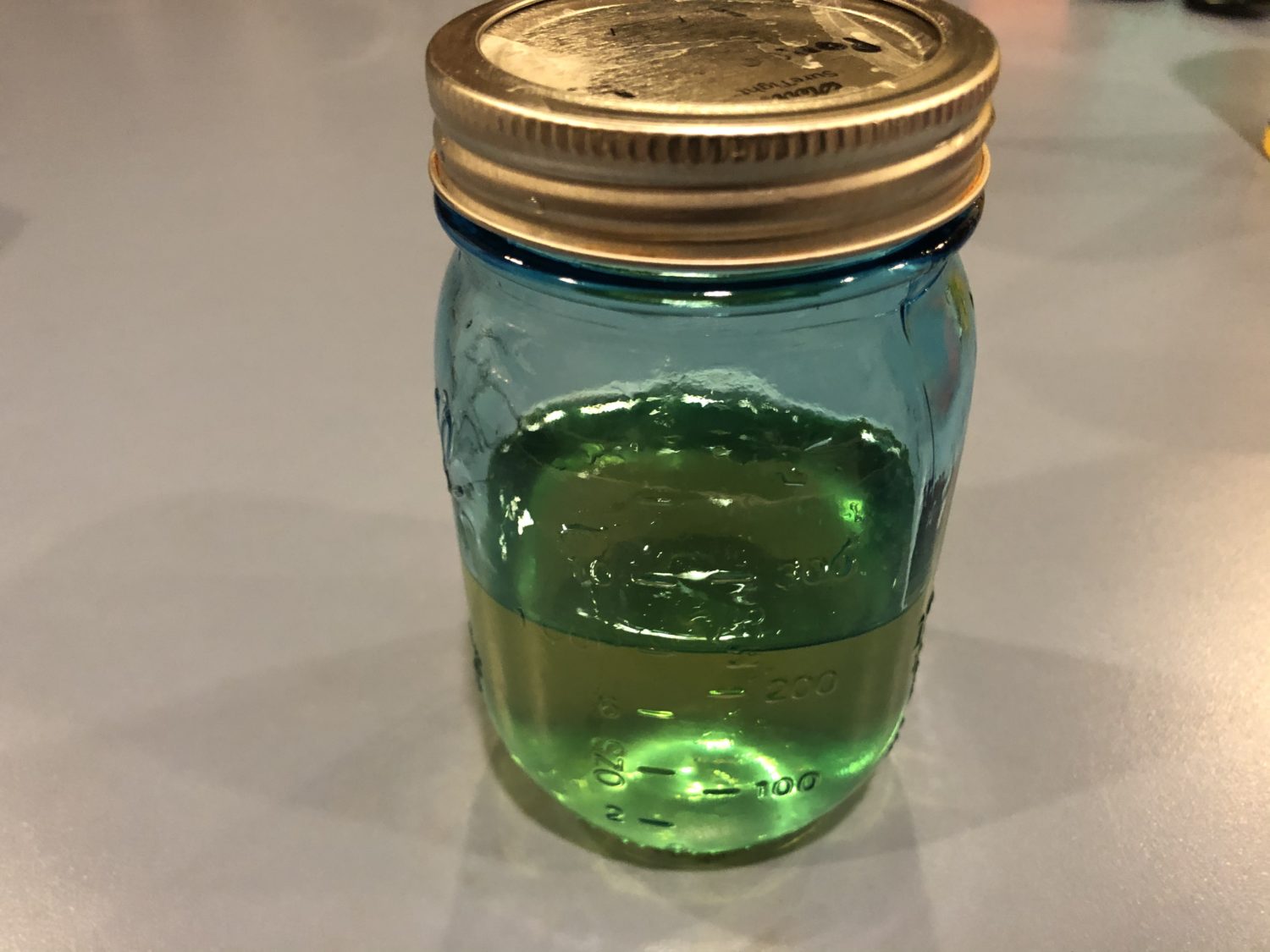 jar of hand sanitizer