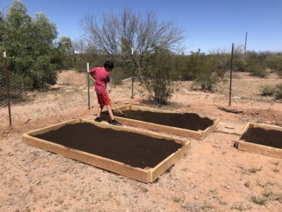 Spreading out the dirt